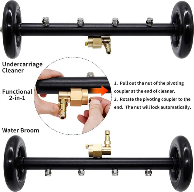 Thumbnail 3 de YUET 2-in-1 Pressure Washer 16" Surface Cleaner