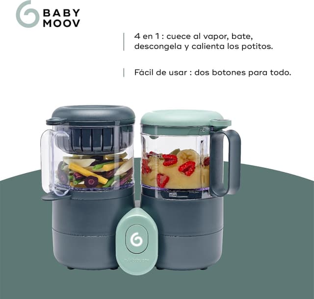 Detalle de Babymoov Nutribaby One 2 L robot 4 en 1
