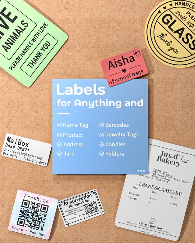 Thumbnail 4 de Phomemo M220 thermal label maker (80cm) for barcodes, addresses and shipping labels