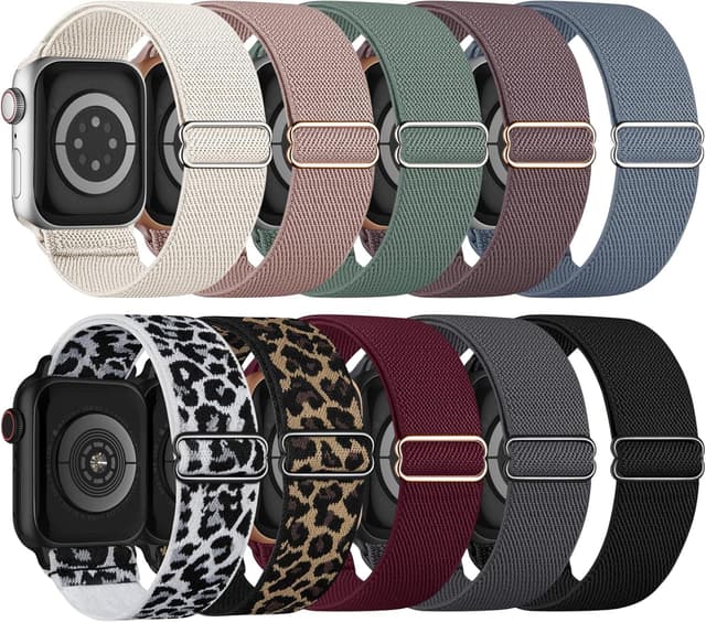 Thumbnail 6 de 10 Pack Stretchy Bands Apple Watch band