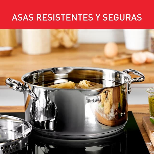 Thumbnail 6 de Tefal Duetto 🥘 Cacerola 20 cm, Inducción, Acero Inoxidable