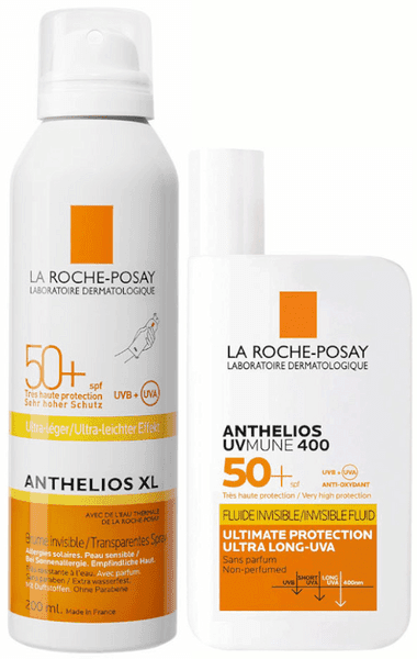 Detalle de La Roche Posay Anthelios UV-MUNE 400 Fluido y Bruma ☀