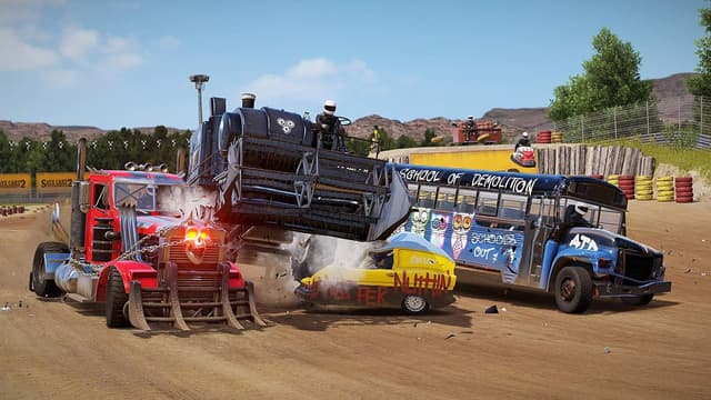 Detalle de Wreckfest for PlayStation 5 (PS5) — demolition derby-style racing with customization