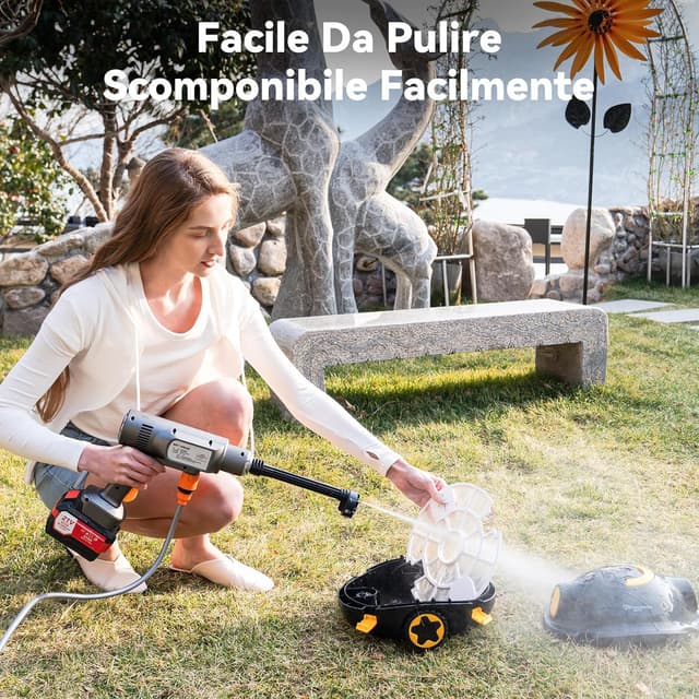 Thumbnail 6 de EVERCROSS BOT Y10 Robot Piscina senza fili con parcheggio automatico e filtro 180 μm