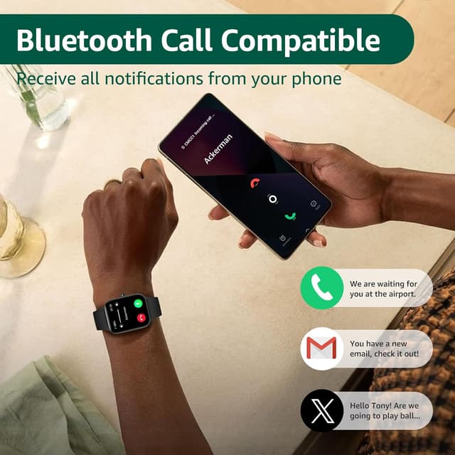 Thumbnail 4 de ASWEE Smart Watch with Calls and Health Tracking