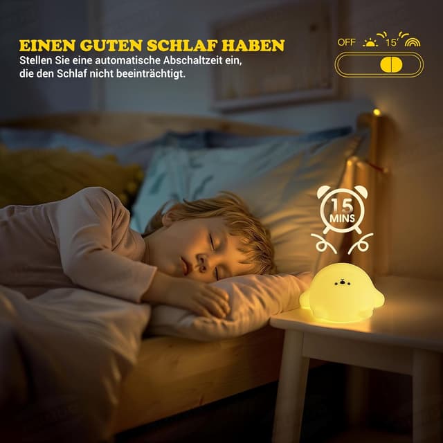 Thumbnail 5 de MUMUQ Bär Nachtlicht Kinder 1200 mAh