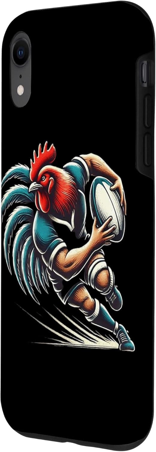 Detalle 2 de Coque Rugby Coq pour iPhone XR