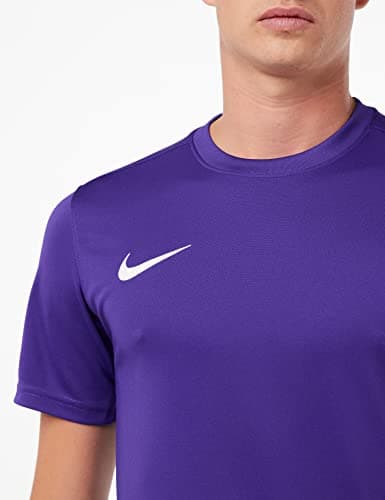 Detalle 1 de Nike M Nk Dry Park VII Jsy Ss camiseta de fútbol hombre de manga corta (rojo) talla L