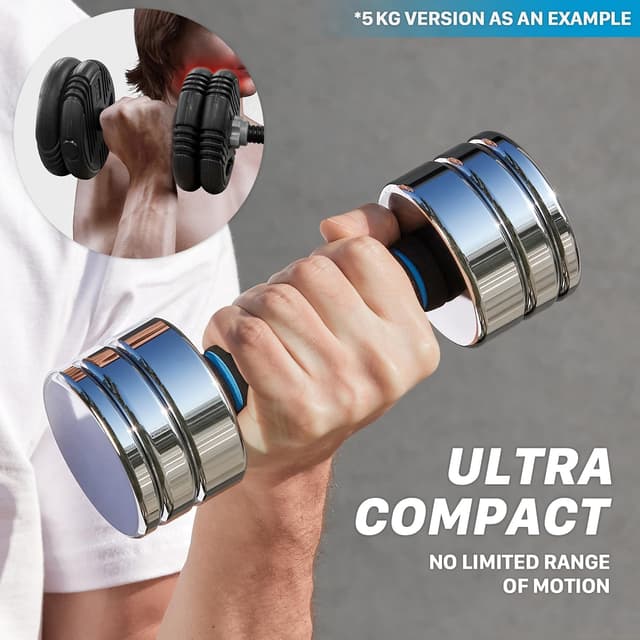 Thumbnail 5 de Northdeer Steel Dumbbells 2.5kg adjustable