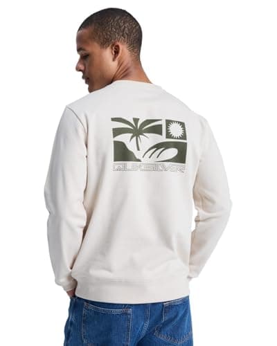 Detalle 2 de Quiksilver Basic Graphic Crew Sudadera hombre