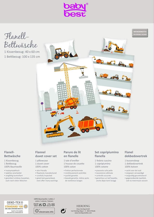 Thumbnail 6 de Herding BABY BEST Bettwäsche 100x135 cm