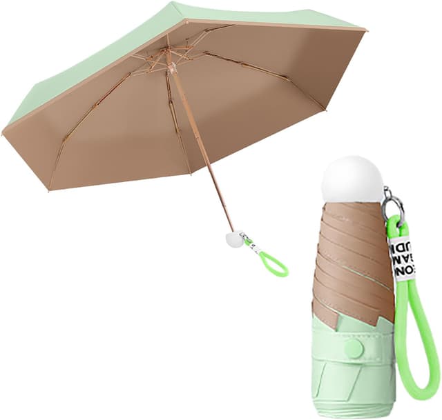 Detalle de Mini Reise-Regenschirm 90 cm, UPF 50+