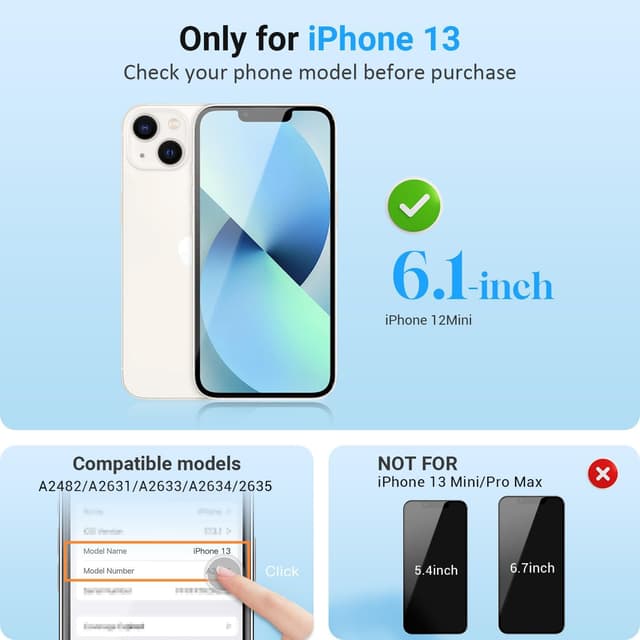 Detalle 2 de GuLEEK Pantalla iPhone 13 6,1