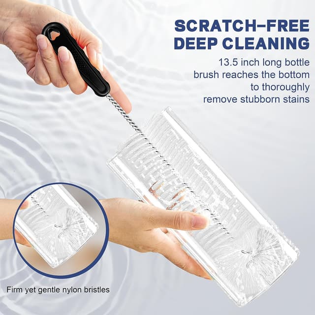 Thumbnail 2 de AZLIFEEU Bottle Brush 4-pack for Bottles