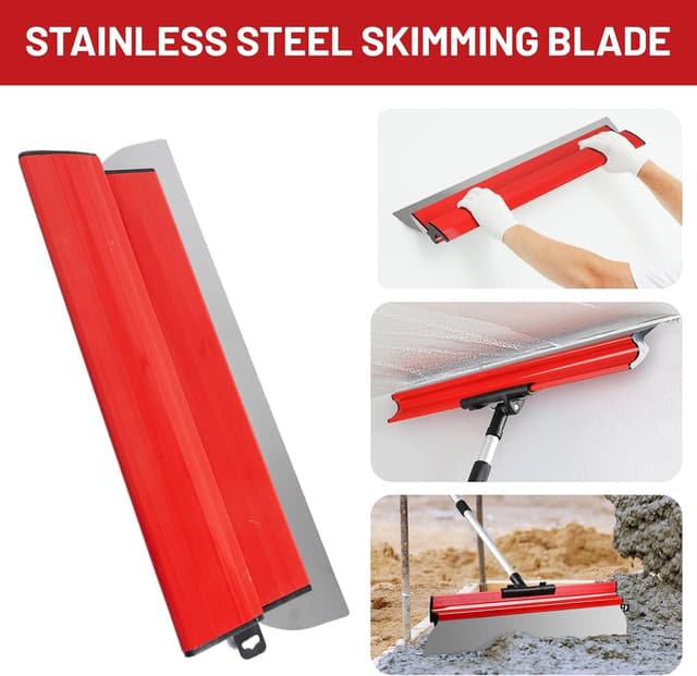 Detalle 2 de Drywall skimming blade 40cm stainless steel