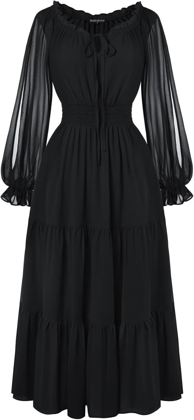 Imagen de SCARLET DARKNESS Abito medievale donna maxi 📷 en OfertitasTOP