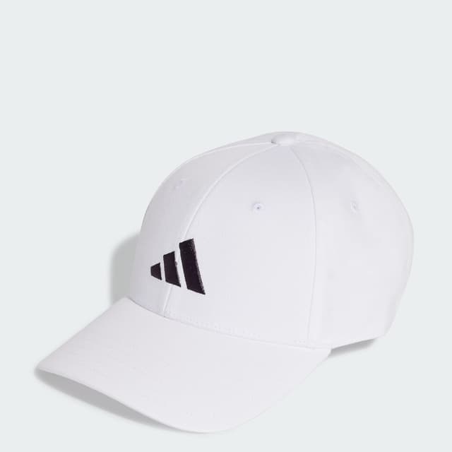 Detalle de adidas New Logo Baseball Cap (cotton, medium pre-curved brim)