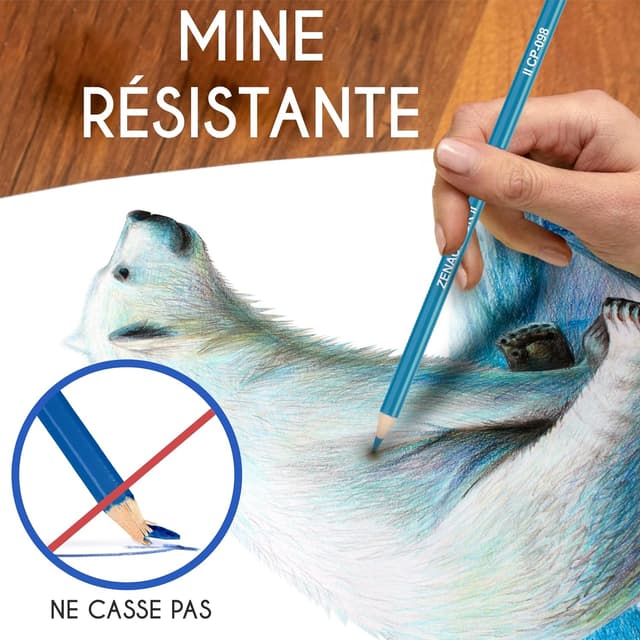 Thumbnail 4 de Zenacolor Set 160 crayons de couleur ✏