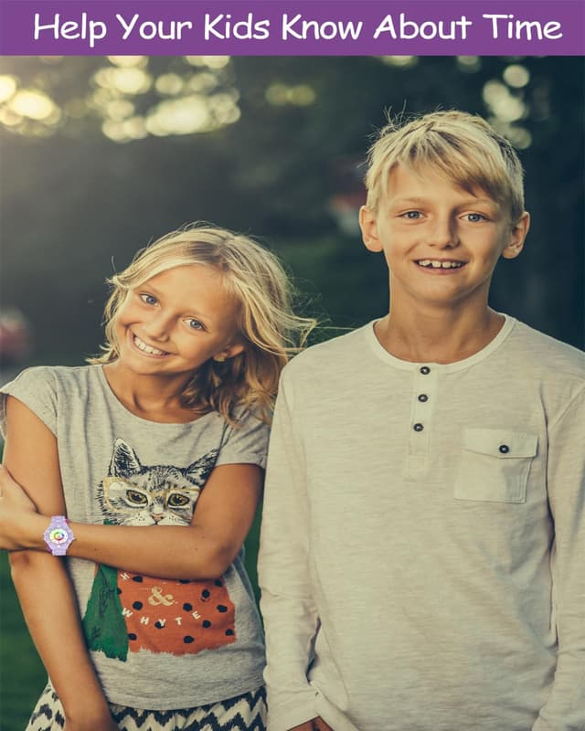 Detalle de Montre éducative enfant 3ATM pour 5-18 ans