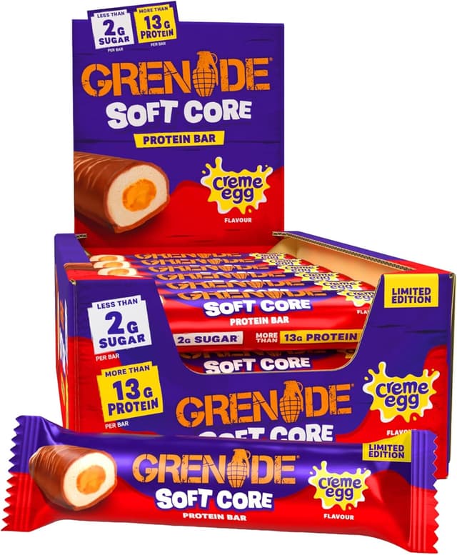 Imagen de Grenade Barre Protéinée 18x45 g 🍫 en OfertitasTOP