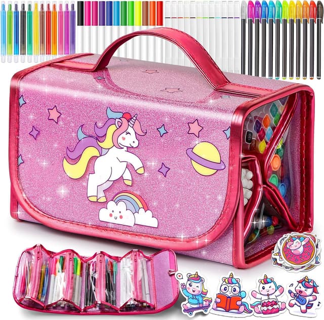 Imagen de Hot Bee Christmas Unicorn Gifts for Girls 4–7, pencil case en OfertitasTOP