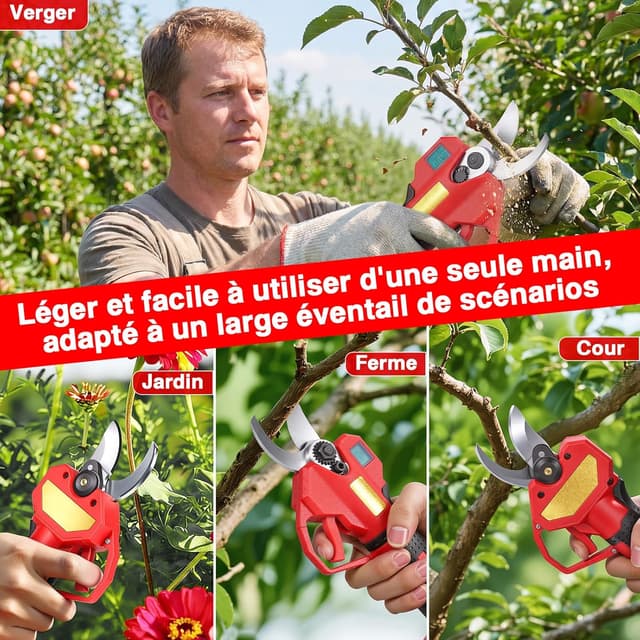 Thumbnail 6 de Zenzemwa sécateur électrique sans fil 40 mm