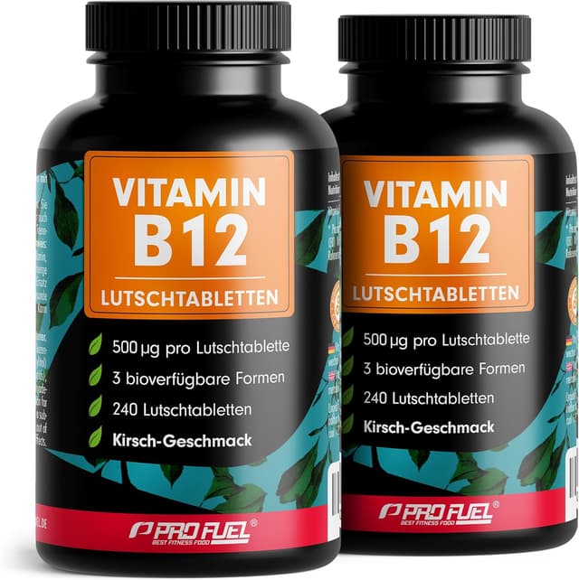 Thumbnail 6 de Vitamin B12 Lutschtabletten 240x HIMBEERE 500 µg
