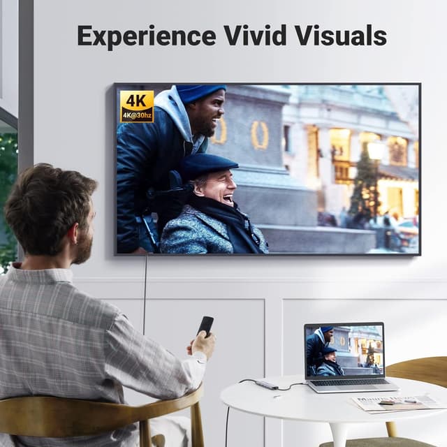 Detalle de UGREEN Revodok USB C Hub 5‑in‑1, 100W PD