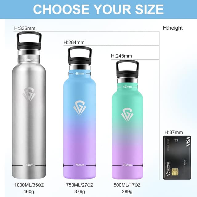 Thumbnail 4 de JAPORIA Gourde Isotherme 750ml pour sport et randonnée