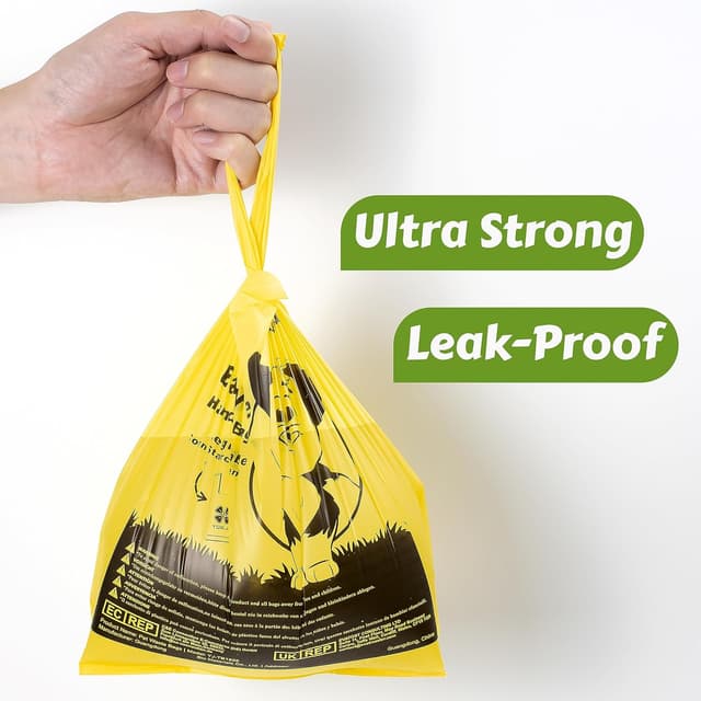 Detalle de YORJA Tie Handles Dog Poo Bags 440 pack
