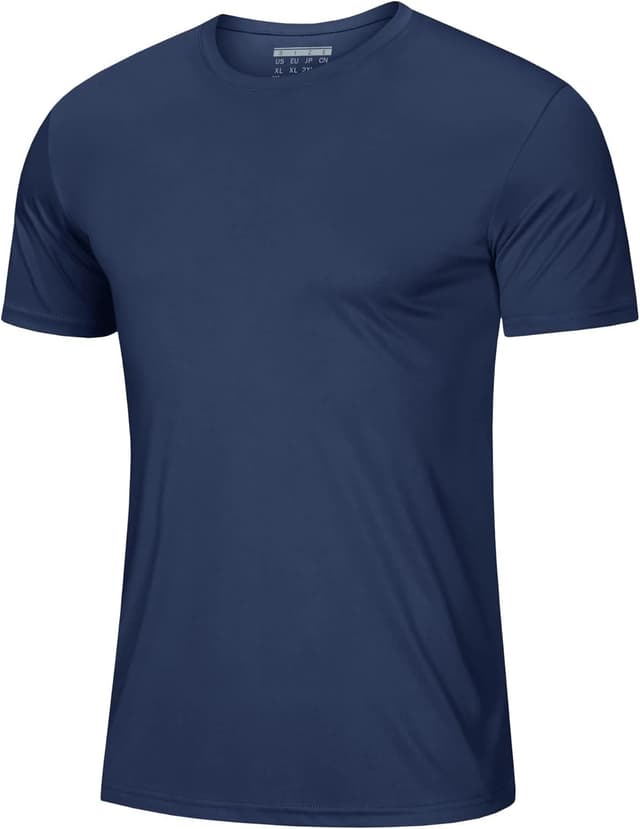 Detalle de MAGCOMSEN Men’s Short Sleeve UPF 50+ Quick Dry Workout T-Shirt (UPF 50+)
