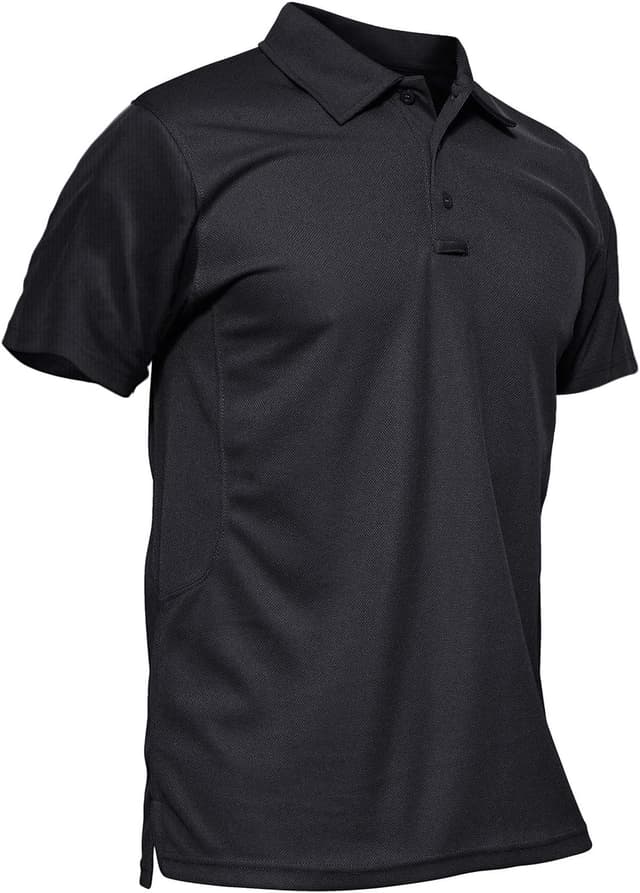 Detalle de KEFITEVD Polo à séchage rapide pour homme en polyester piqué
