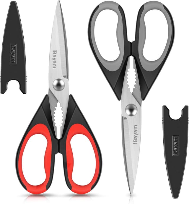 Imagen de iBayam Kitchen Scissors 8.5" 🍴 en OfertitasTOP