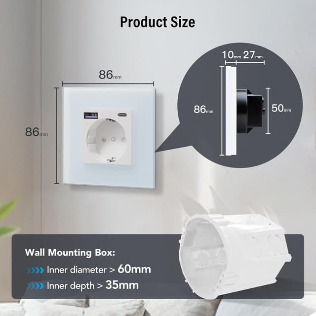 Thumbnail 6 de BSEED Steckdose 20W USB‑C 🔌