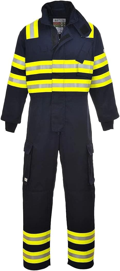 Detalle 2 de Portwest Combinaison Feux de Forets marine, taille L (FR98NARL)