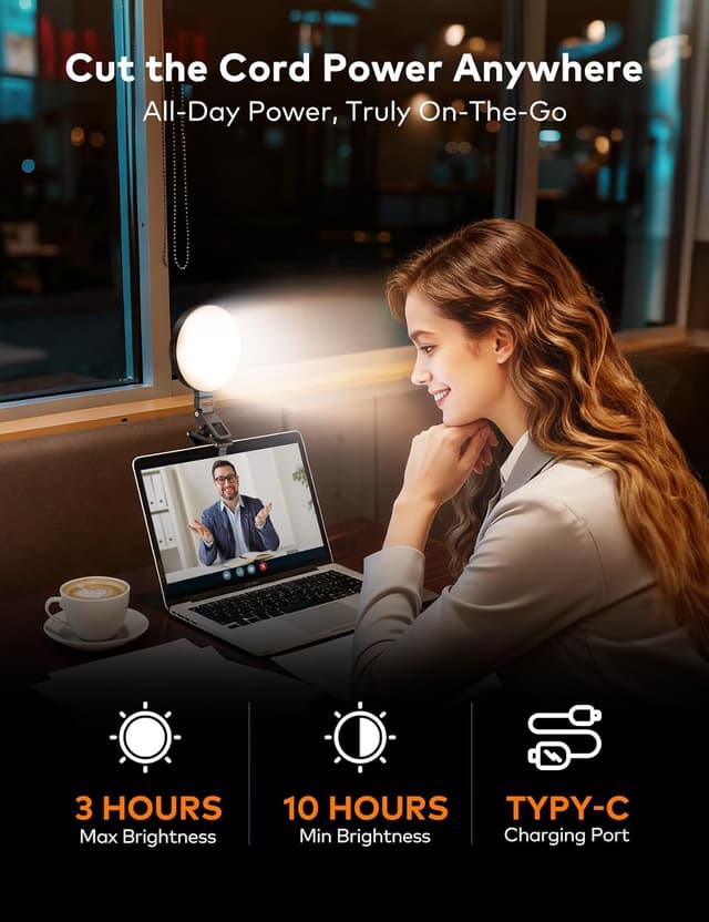 Thumbnail 4 de Portable Selfie Light 4 Inch for Laptop