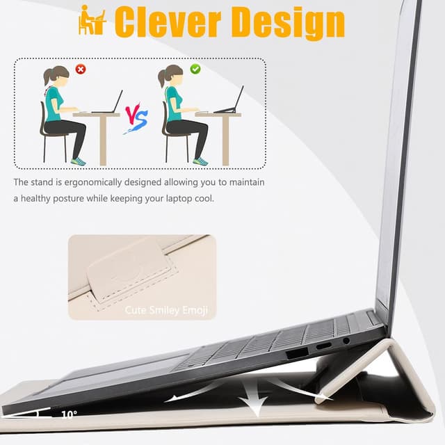 Detalle de 13 Inch Laptop Case Sleeve with Stand