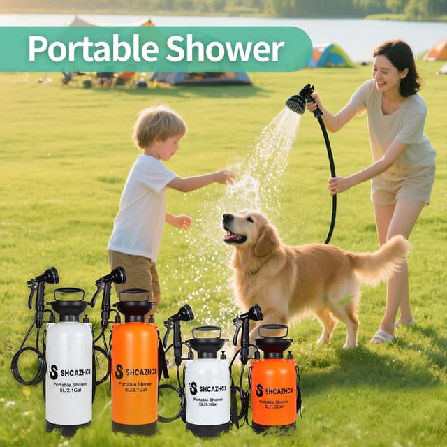 Detalle de Shcazhcx 2.1 Gallon Portable Shower ⚙