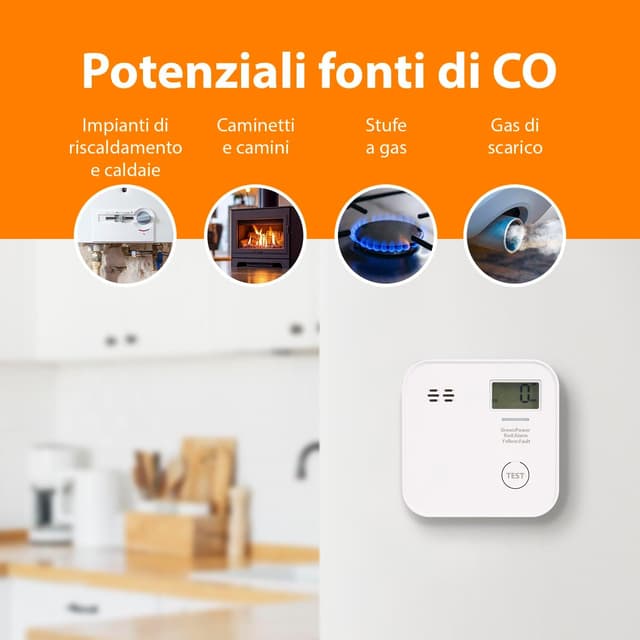 Thumbnail 5 de Smartwares FGA-13091 Rilevatore CO 10 anni