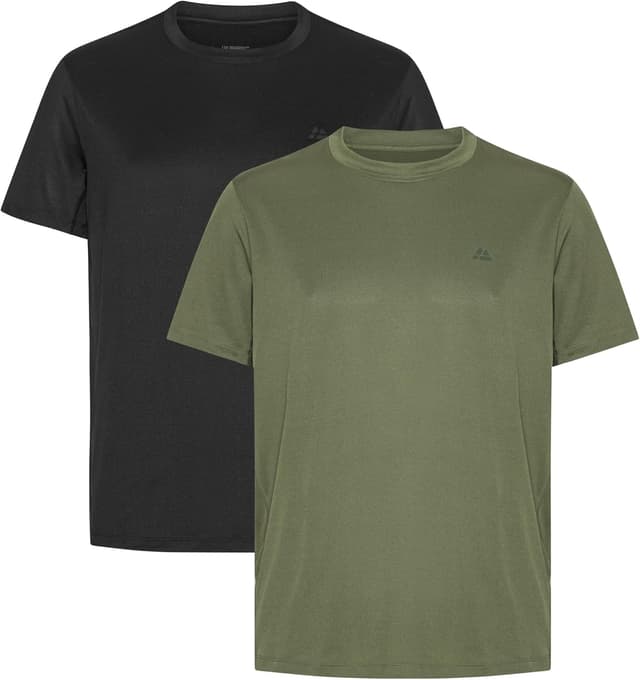 Detalle de DANISH ENDURANCE Maglietta fitness e palestra da uomo in tessuti sostenibili, quick dry e traspirante