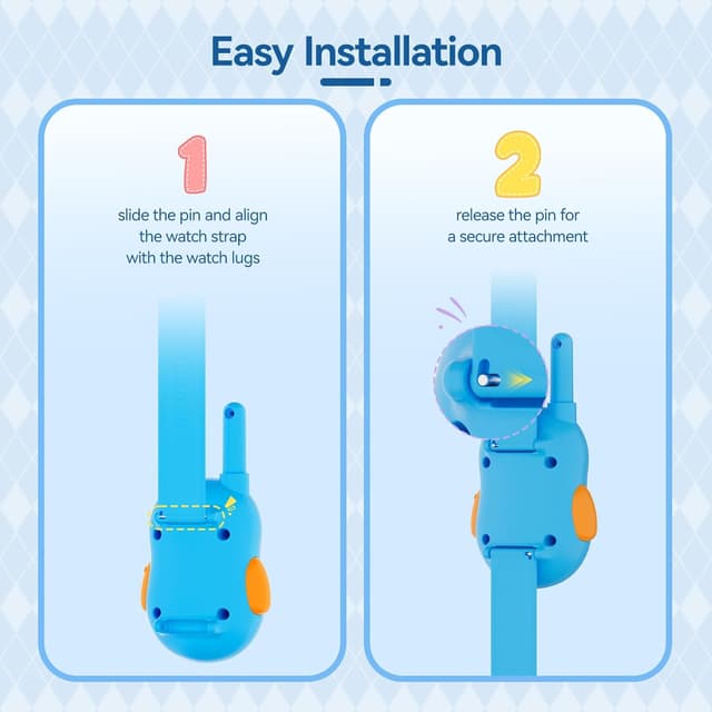 Detalle de Retevis RT30W Walkie Talkie Bambini (RT30W) ricaricabili con occhi LED