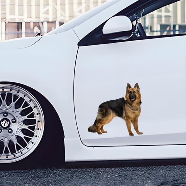 Thumbnail 2 de Deutscher Schäferhund 3D Aufkleber 22cm