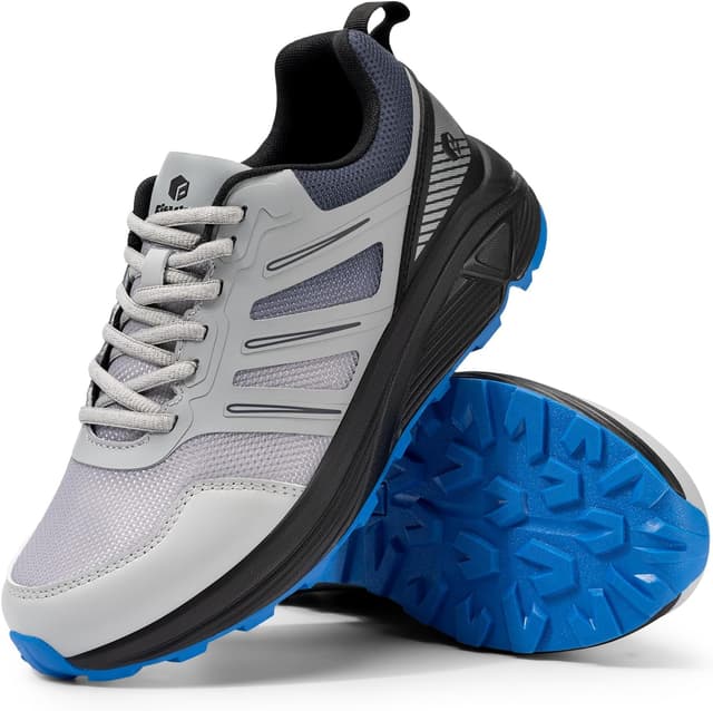 Thumbnail 6 de FitVille Scarpe Trail Running Uomo con pianta larga (fino a 4E) e suola antiscivolo da trekking e camminata