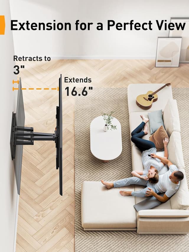 Thumbnail 4 de Perlegear PGLF8 Full Motion TV Mount 132 lb