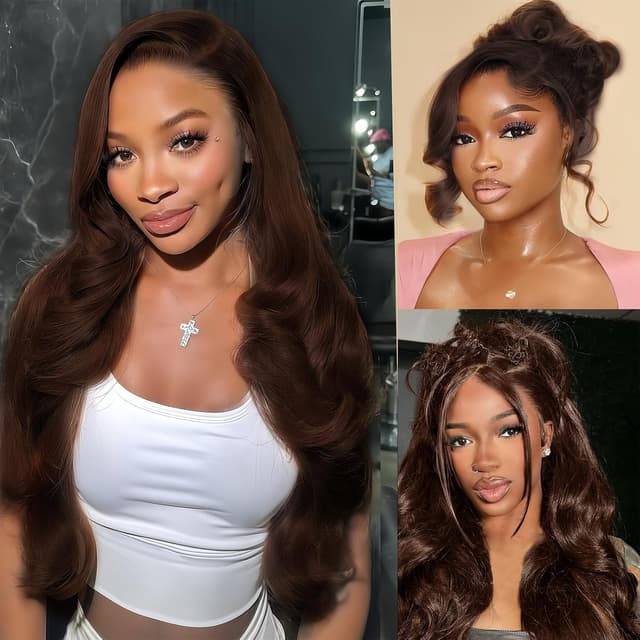 Thumbnail 6 de Tobeallo Pink human hair wig 28 inch