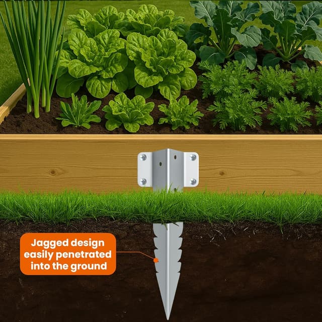 Detalle de Xyxu Small Railway Sleeper Brackets 10 pack