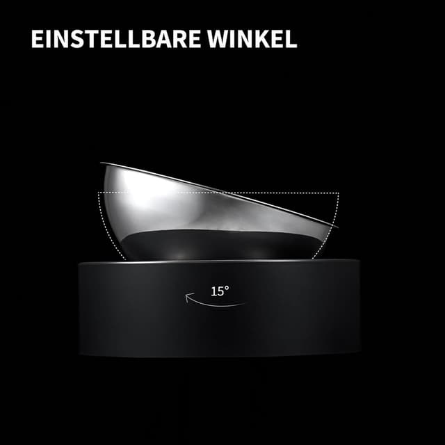 Detalle de PETKIT CYBERTAIL Katzen Erhöhte Schüssel Edelstahl für Katzen