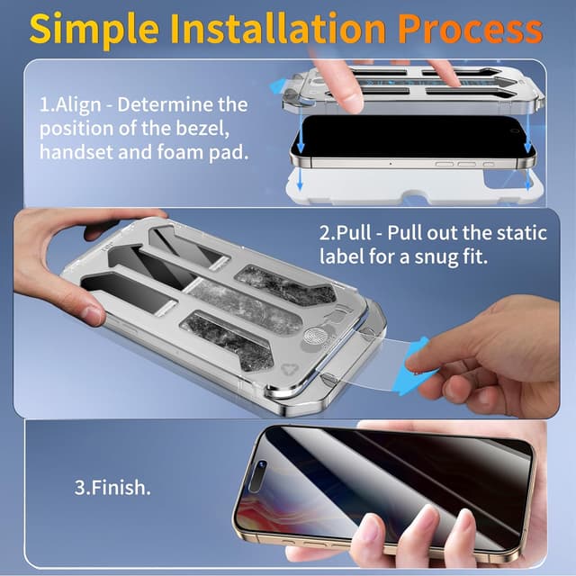 Thumbnail 2 de Tentoki Protector Privacidad iPhone 16 Pro Max 6,9