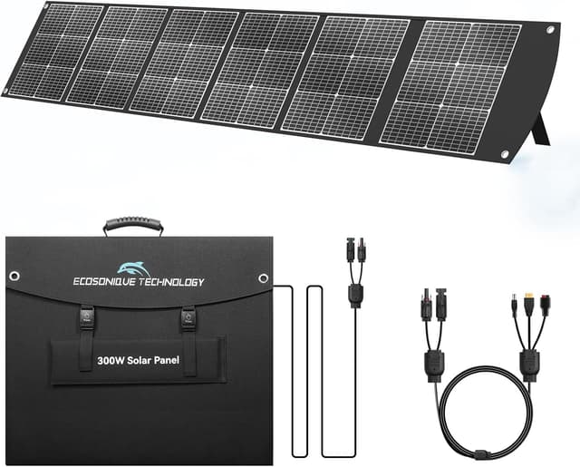 Imagen de Ecosonique 300W Portable Solar Panel for Generators 🔆 en OfertitasTOP