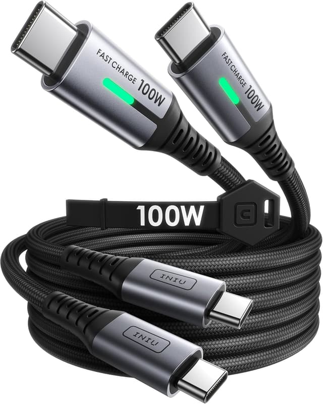 Detalle de INIU USB C Cable 2m, 100W fast charging